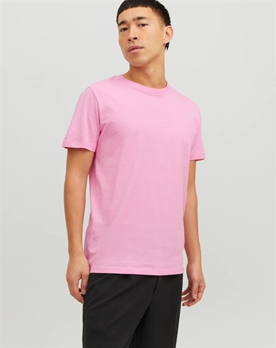 Jack & Jones - JJEOrganic Basic O-Neck T-Shirt - Prism Pink